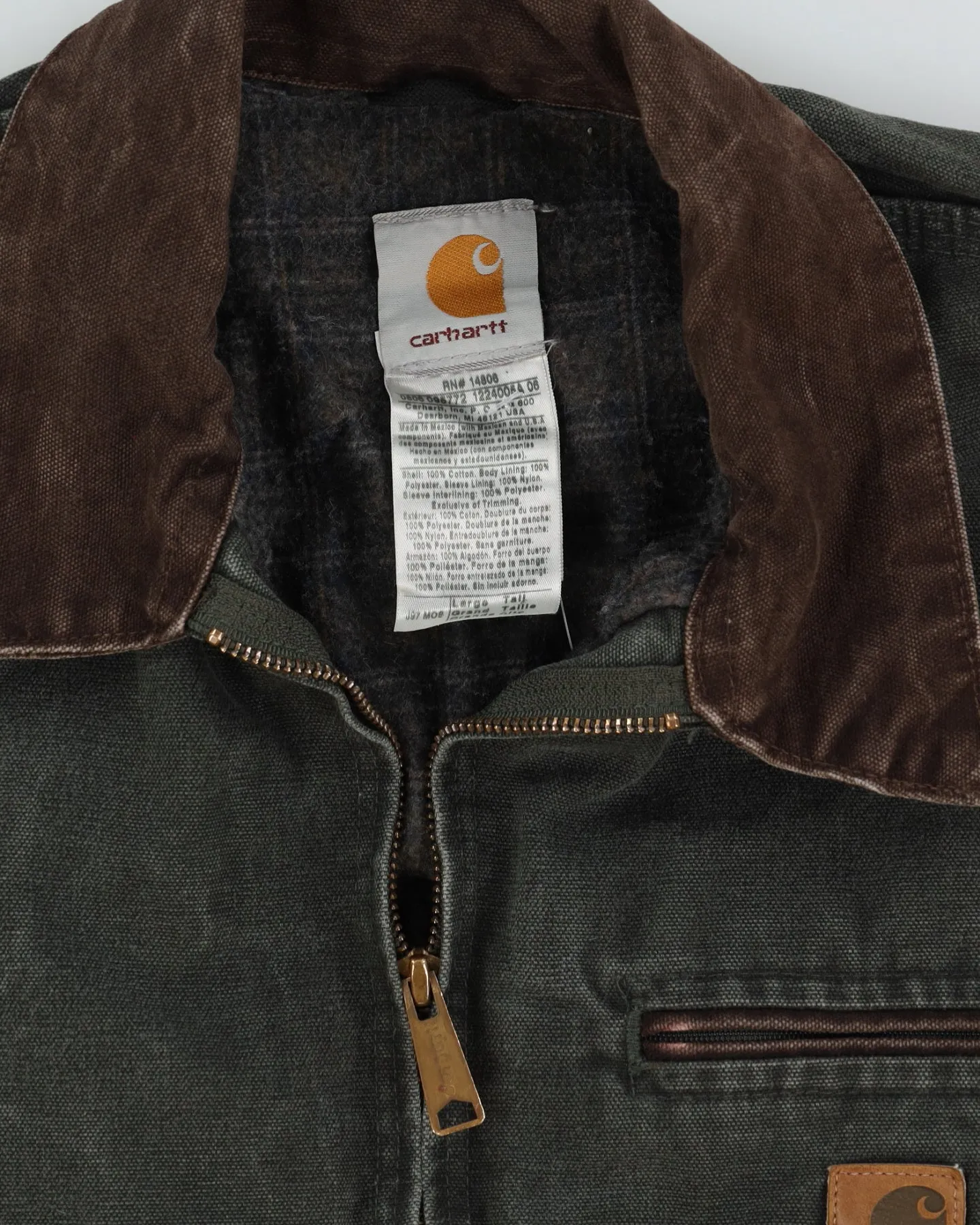 00s Carhartt Green Workwear Jacket - L