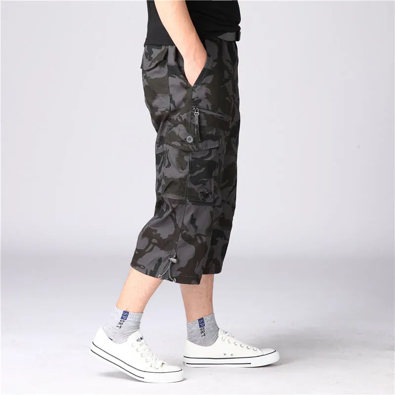 100% COTTON SPORTS CARGO SHORTS