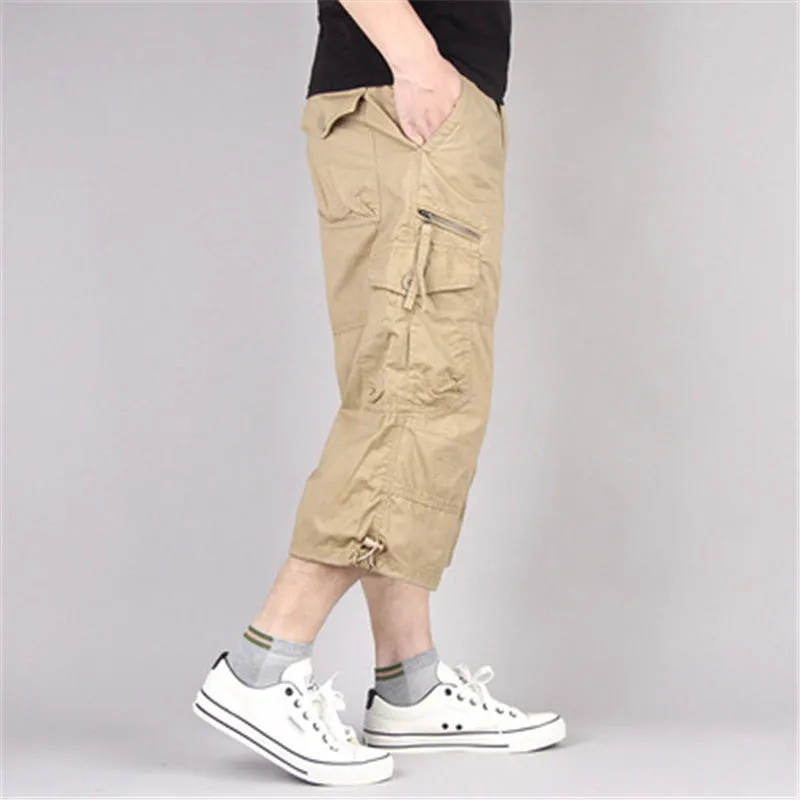 100% COTTON SPORTS CARGO SHORTS