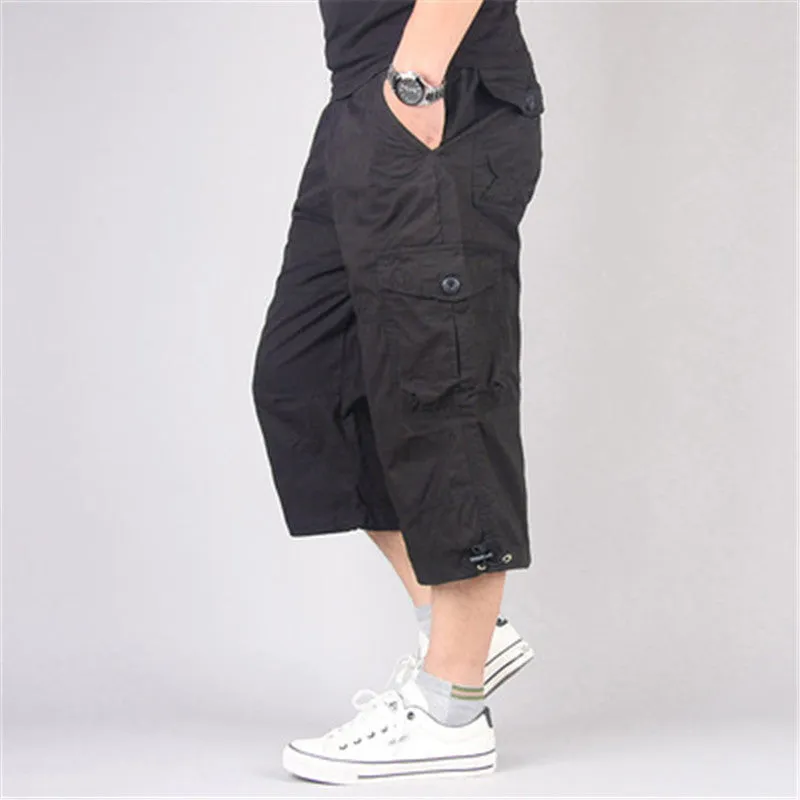 100% COTTON SPORTS CARGO SHORTS