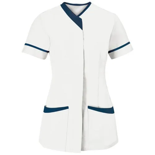 Alexandra Womens/Ladies Contrast Trim Medical/Healthcare Work Tunic