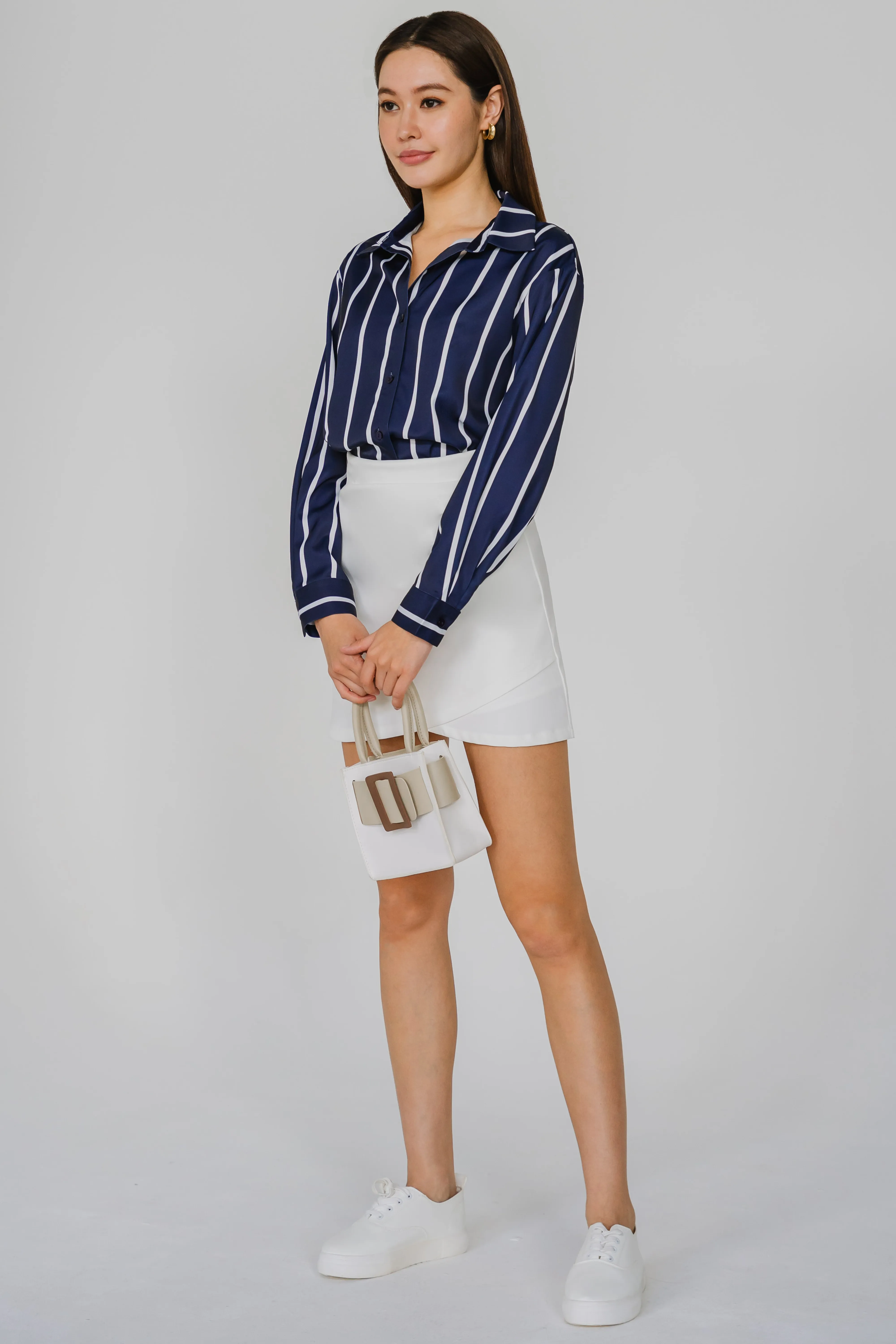 Amore Stripe Shirt (Blue)