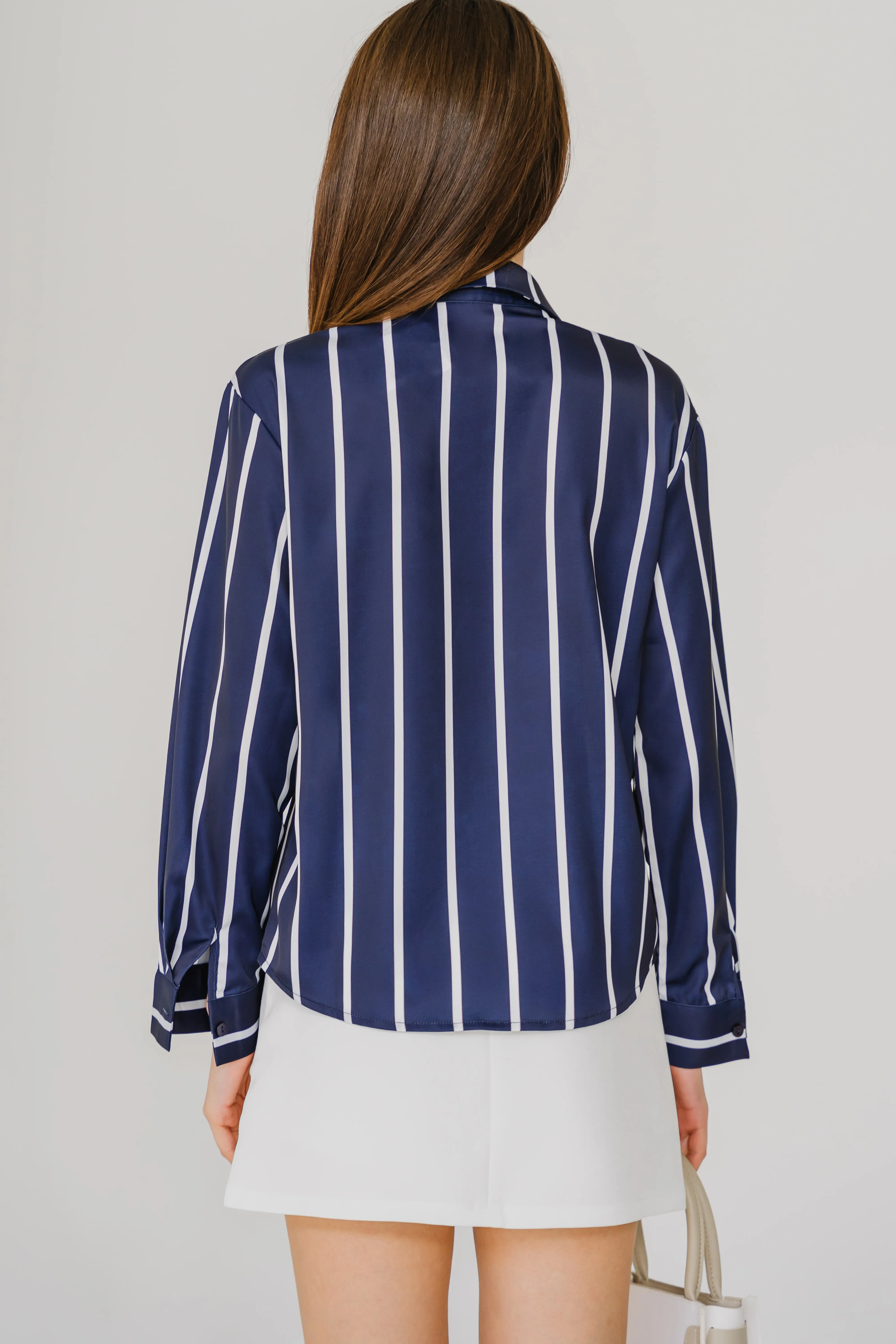 Amore Stripe Shirt (Blue)