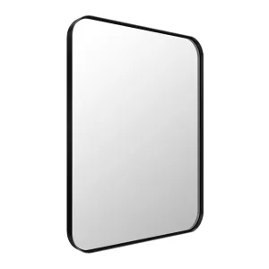 ANDY STAR  16 x 20 Inch Rectangular Hanging Bathroom Vanity Mirror, Black (Used)