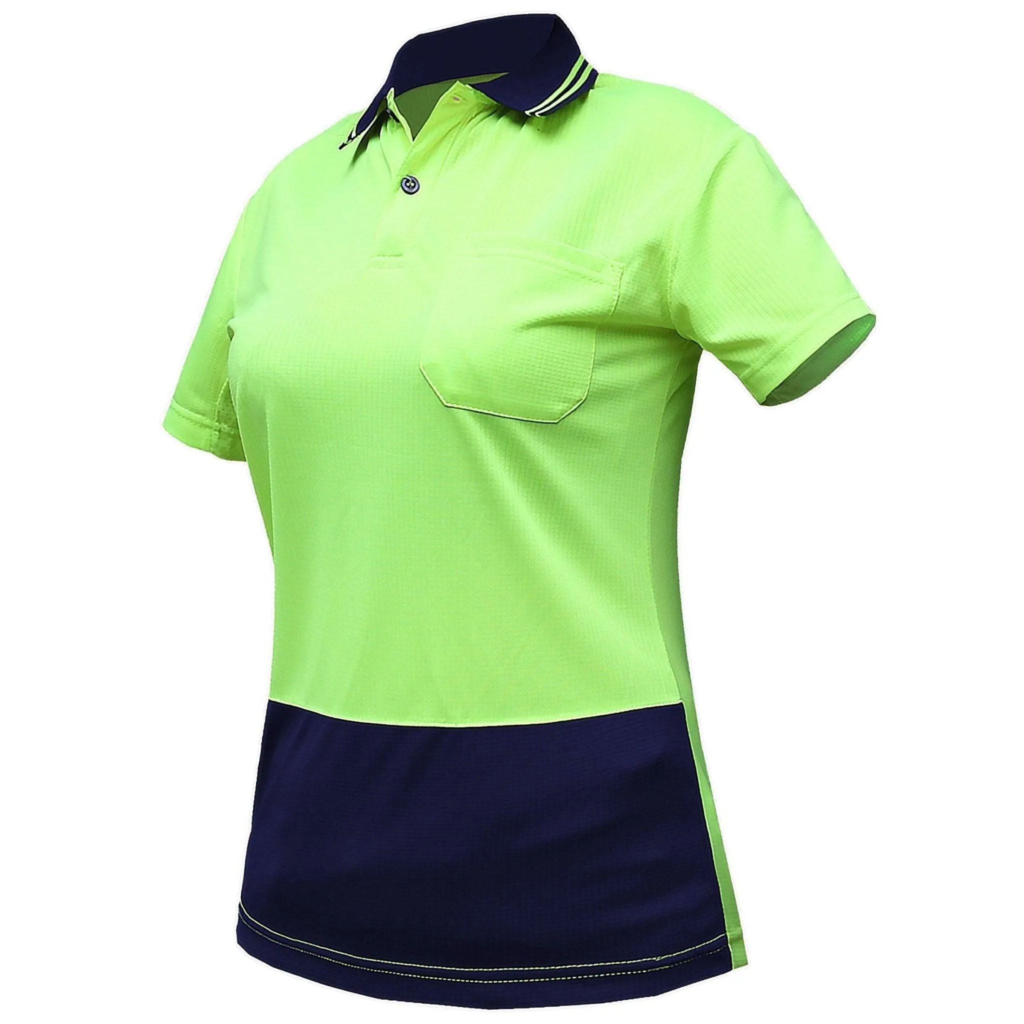 Big Bee Ladies Hi Vis Polo Shirts, Short Sleeve