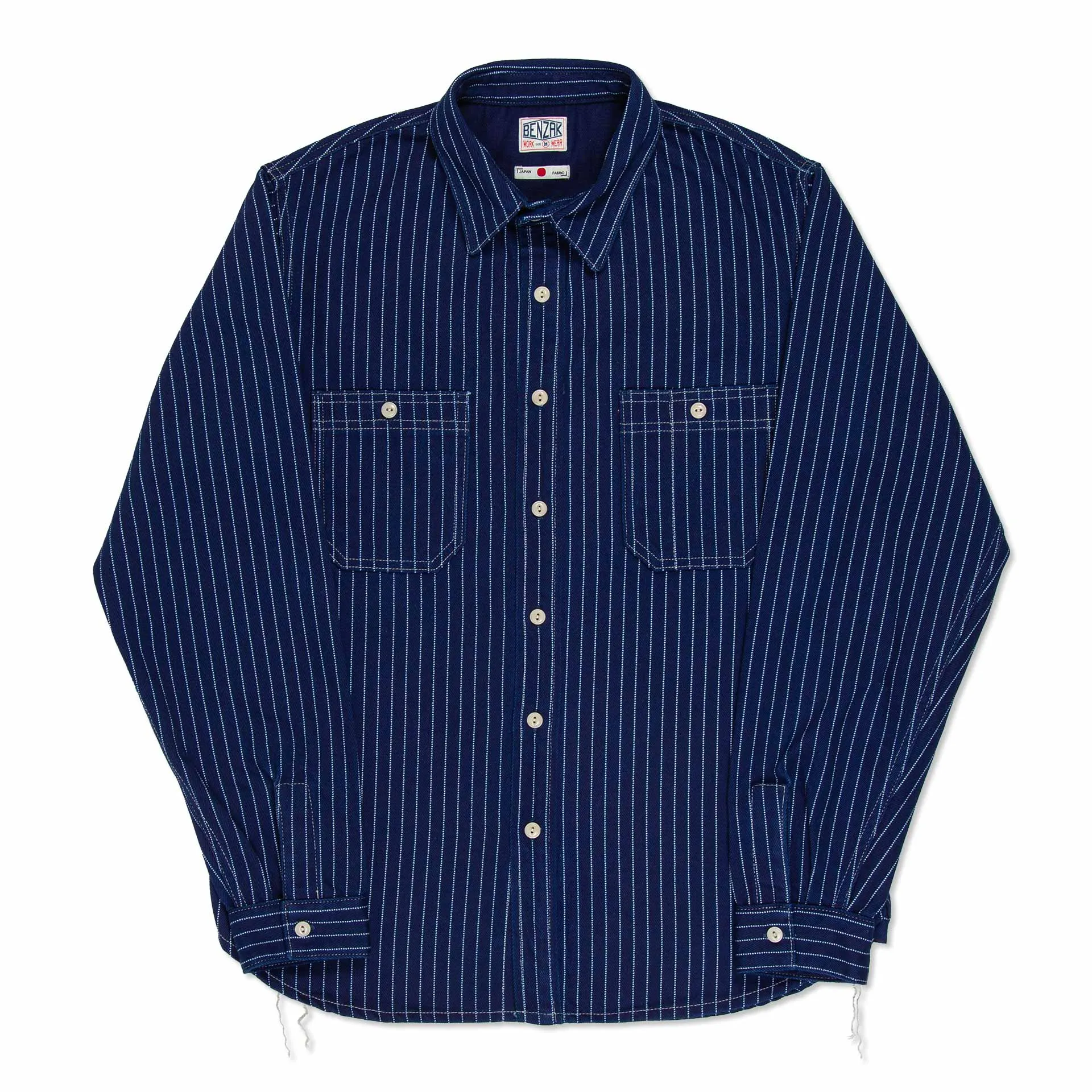 BWS-02 UTILITY SHIRT 11.5 oz. indigo wabash selvedge twill [SS25]