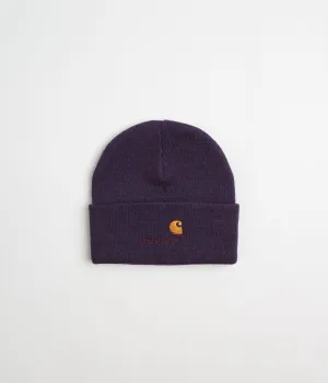 Carhartt American Script Beanie - Cassis