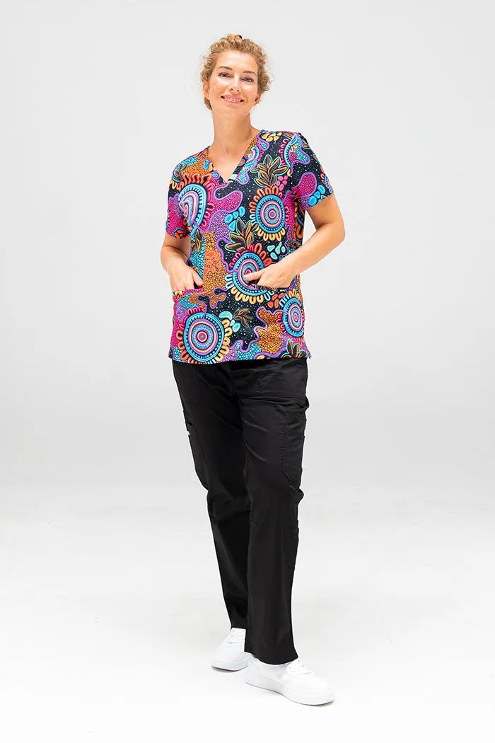 Celebration Women’s Three Pocket Scrub Top