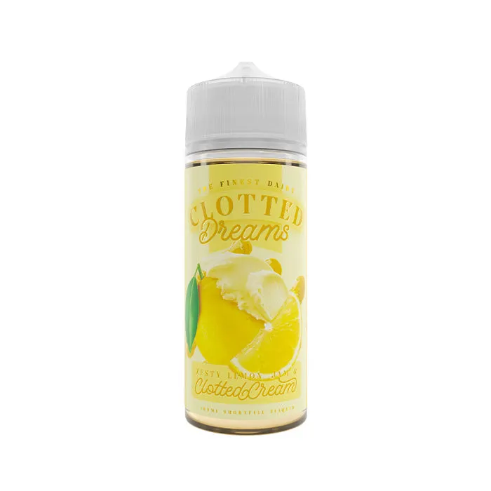 Clotted Dreams Zesty Lemon Jam & Clotted Cream 100ml Shortfill E-Liquid