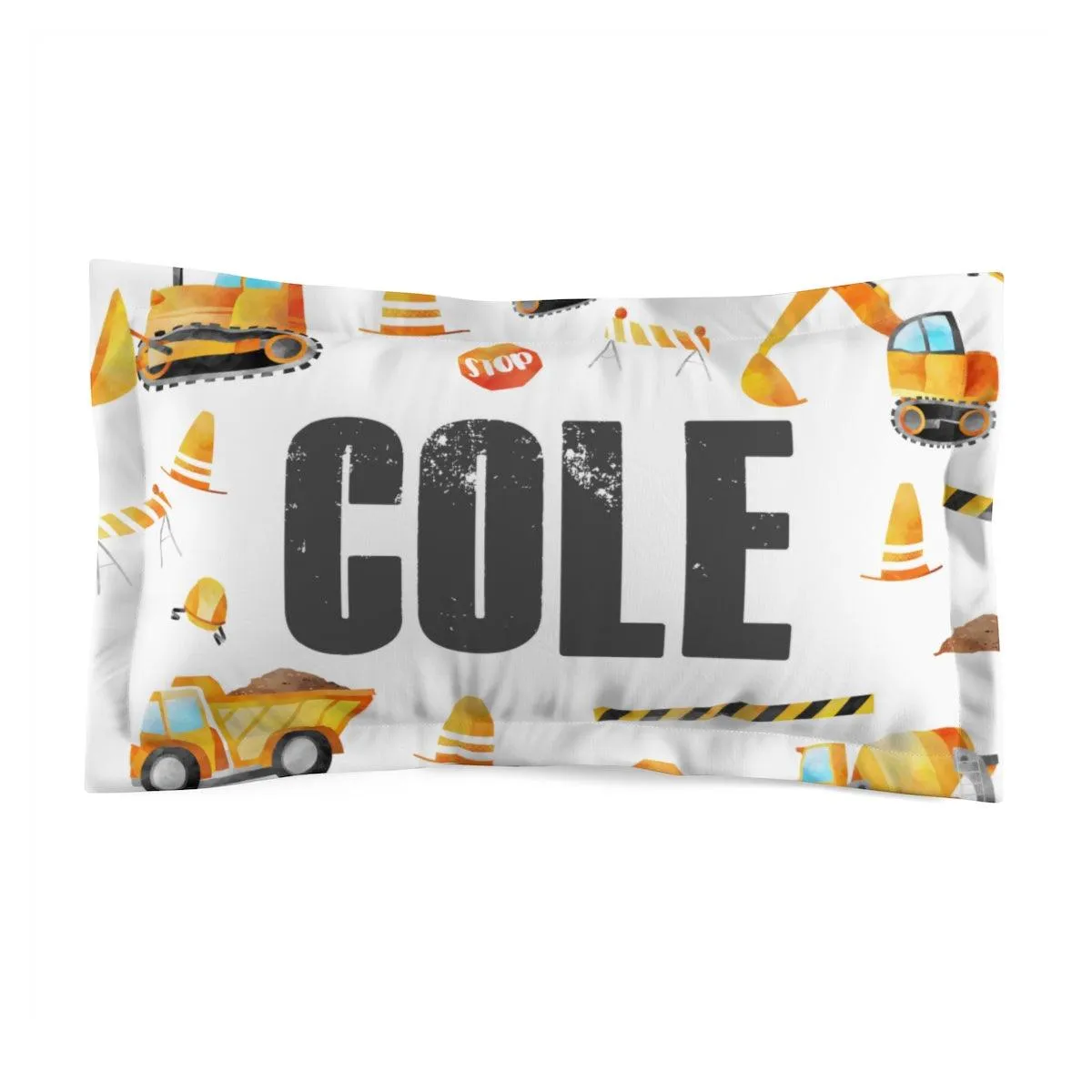 Construction Pillow Case