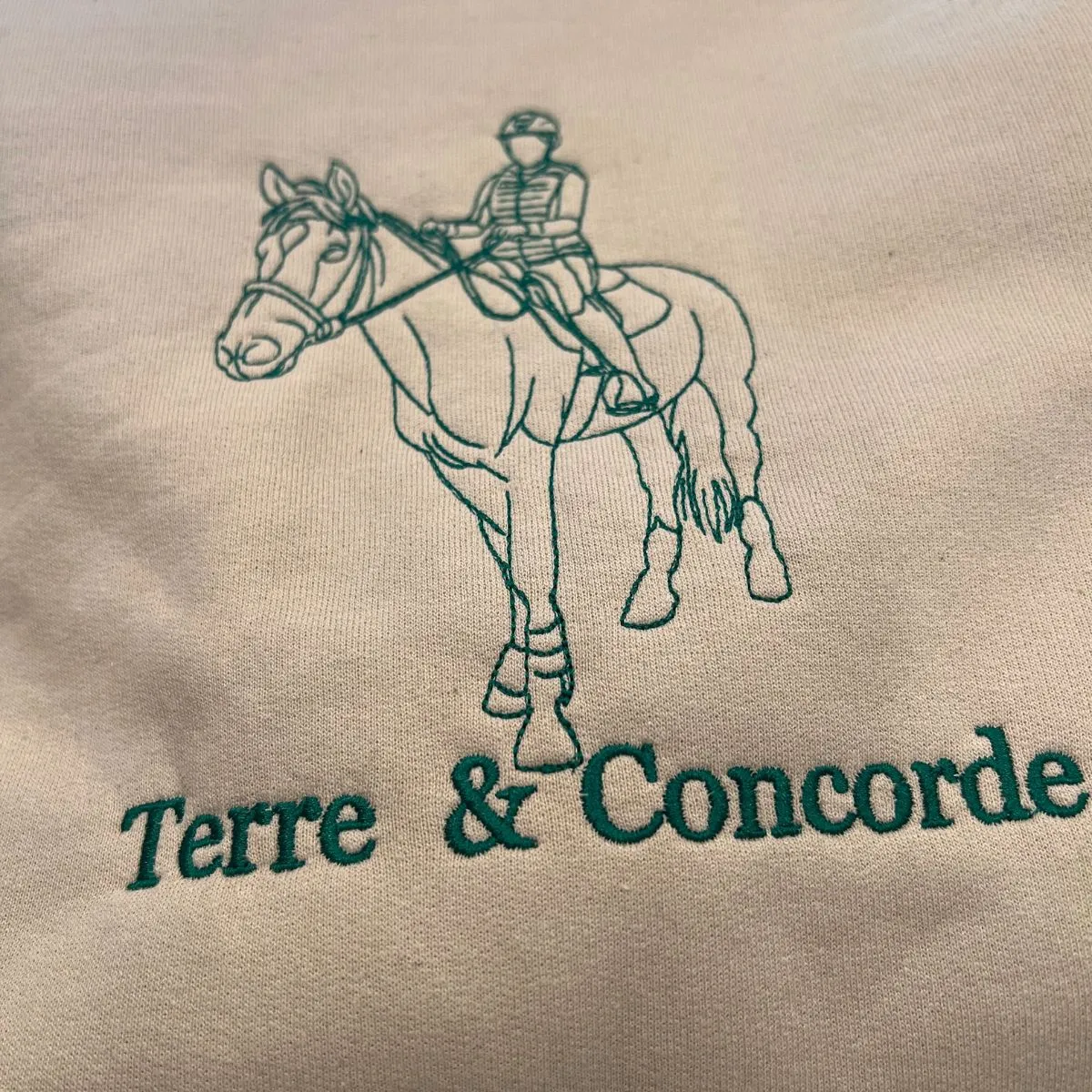 Custom Embroidered Horse Sweatshirts from Your Photo