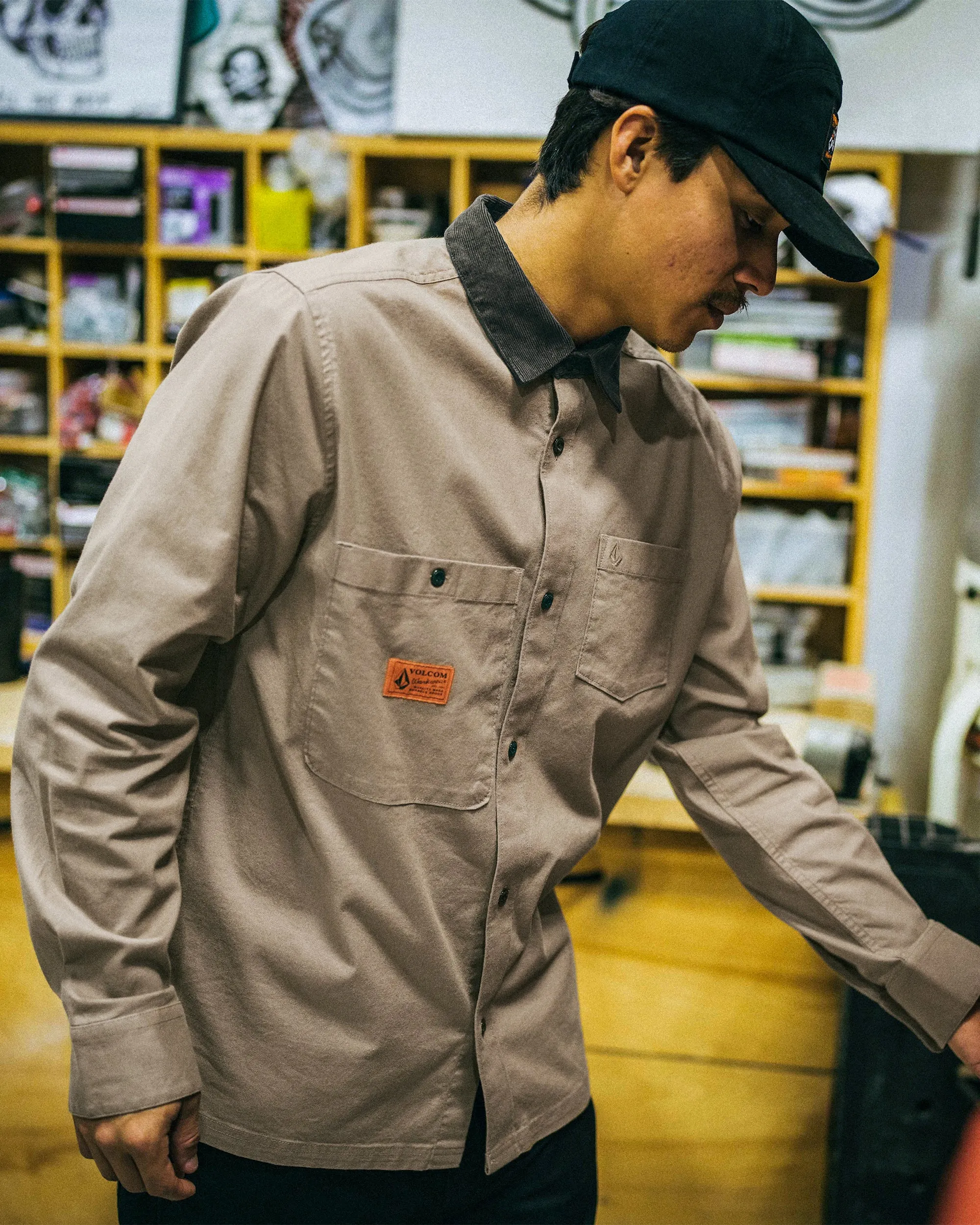 Debasser Long Sleeve Shirt - Teak