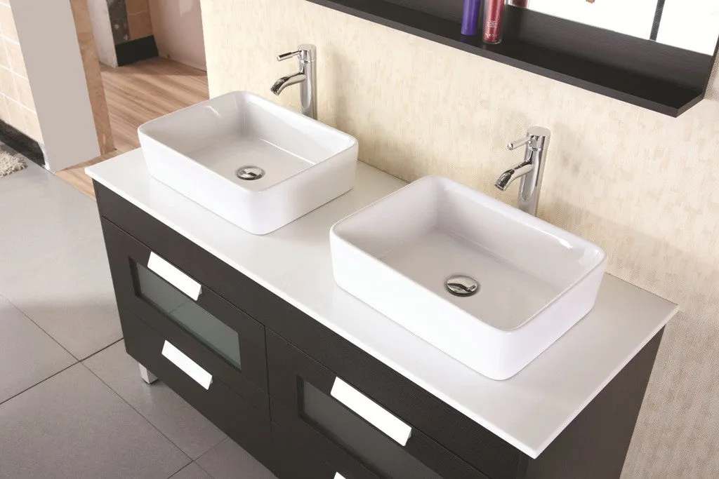 DESIGN ELEMENT Francesca Double Sink Vanity Set