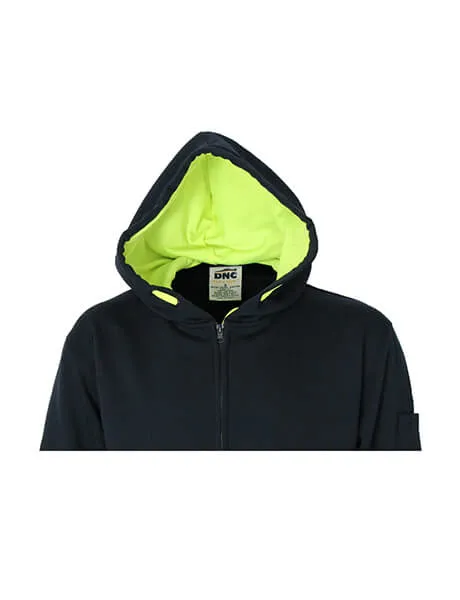 DNC Full Zip Super Brushed Fleece Hoodie (5424)