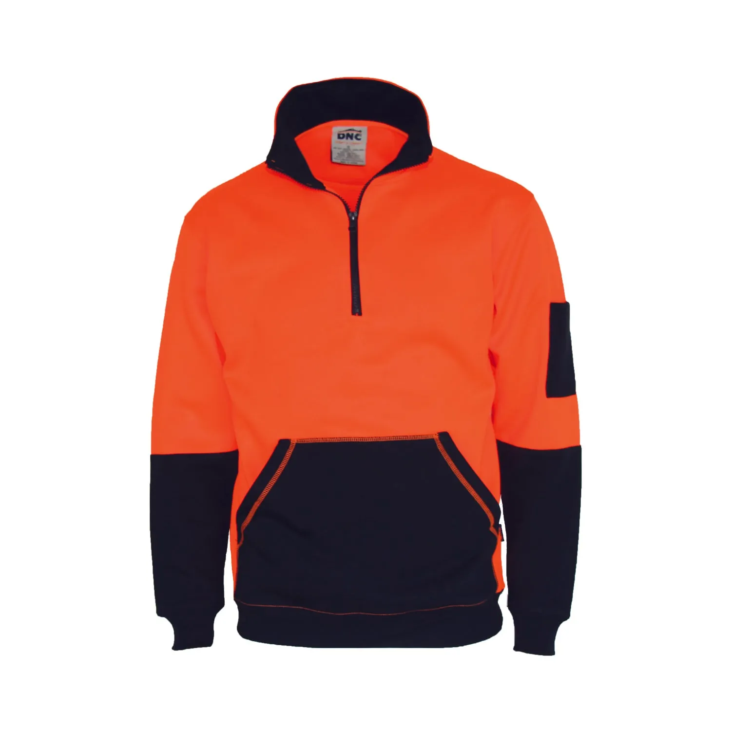 DNC Hi Vis 1/2 Zip Super Fleecy (3724)