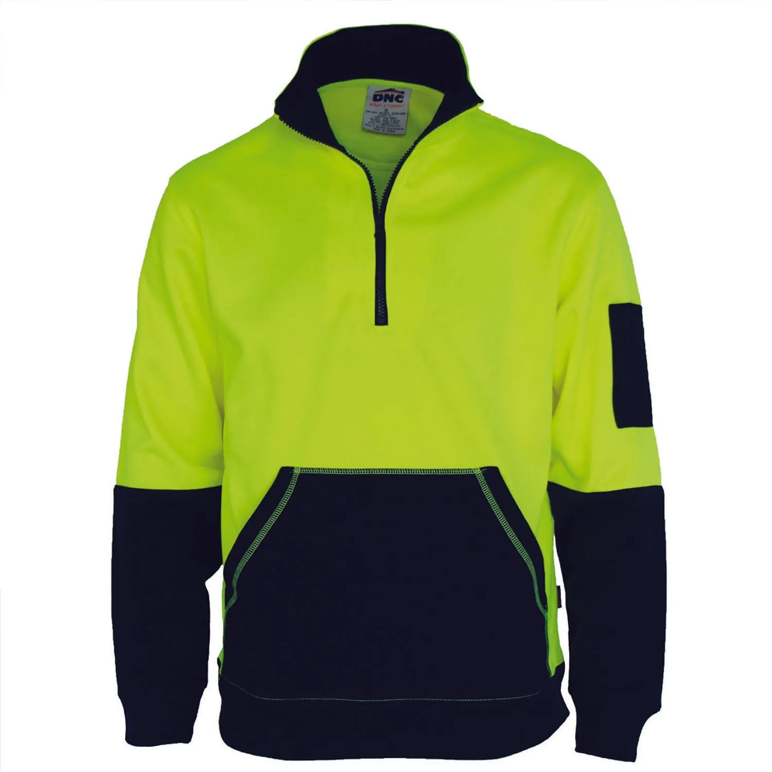 DNC Hi Vis 1/2 Zip Super Fleecy (3724)