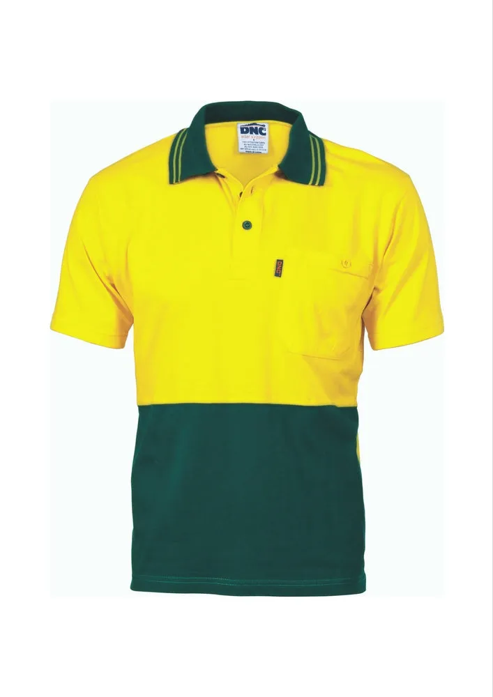 DNC Hi Vis Cool Breeze Cotton Jersey Polo