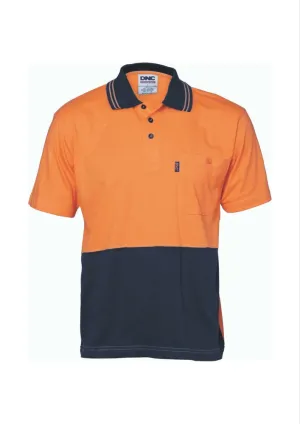 DNC Hi Vis Cool Breeze Cotton Jersey Polo