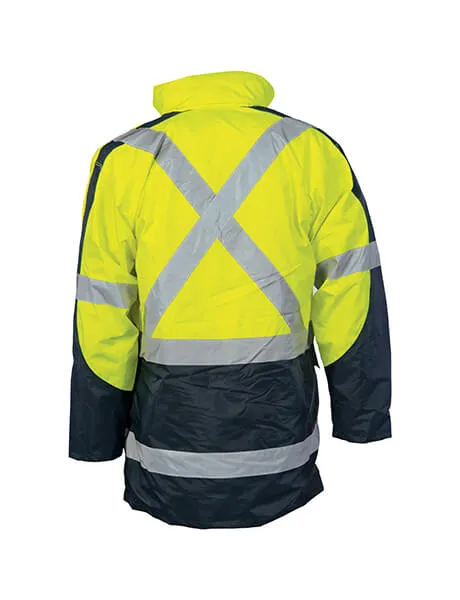 DNC Hi Vis Cross Back 2 Tone D/N “6 In 1” Contrast Jacket (Outer Jacket And Inner Vest Can Be Sold Separ) (3998)