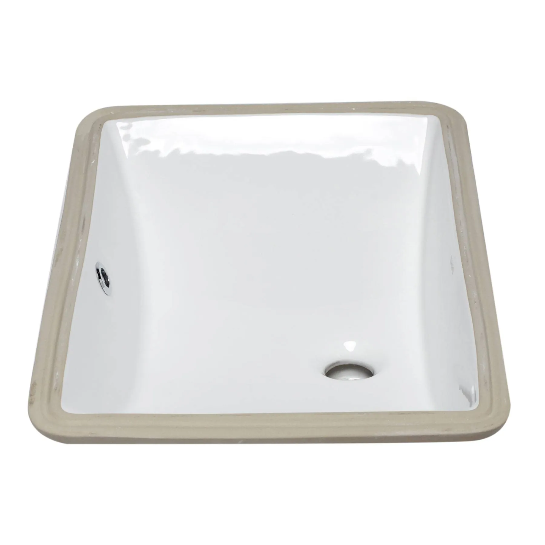 EAGO BC227 White Ceramic 22" x 15" Undermount Rectangular Bathroom Sink