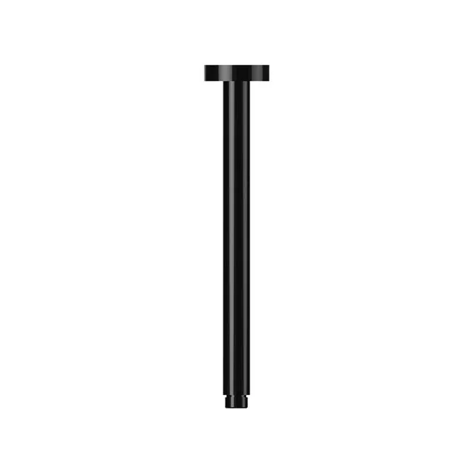 Fienza Round Matte Black Ceiling Dropper - 2 Lengths