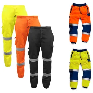 HV021/HV041 Hi Vis Joggers with Cargo Pockets