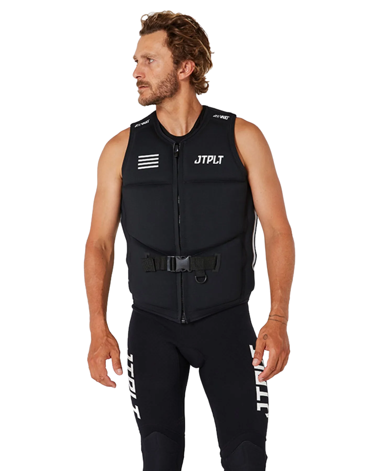 Jetpilot Vault Men's F/E Neo Vest Dual - Black/White - 2024