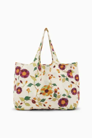 Kamari Tote - White Iris