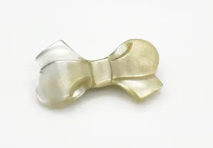 Luminous Vintage Mother of Pearl Bow Brooch