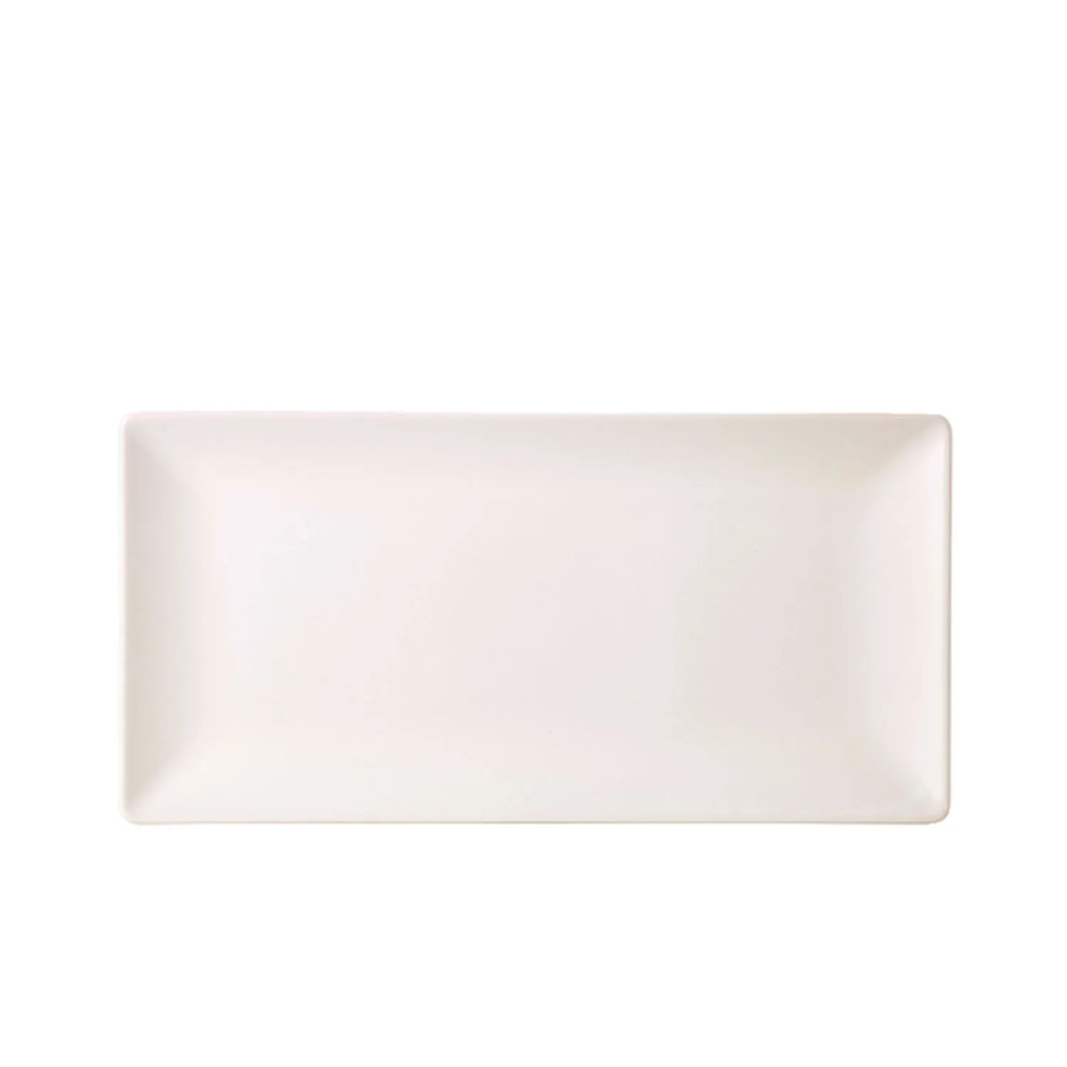 Luna Stoneware White Rectangular Plate 25 x 15cm/10 x 6" Pack 6