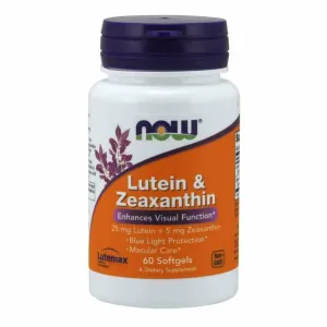 Lutein & Zeaxanthin 60 softgels By NOW