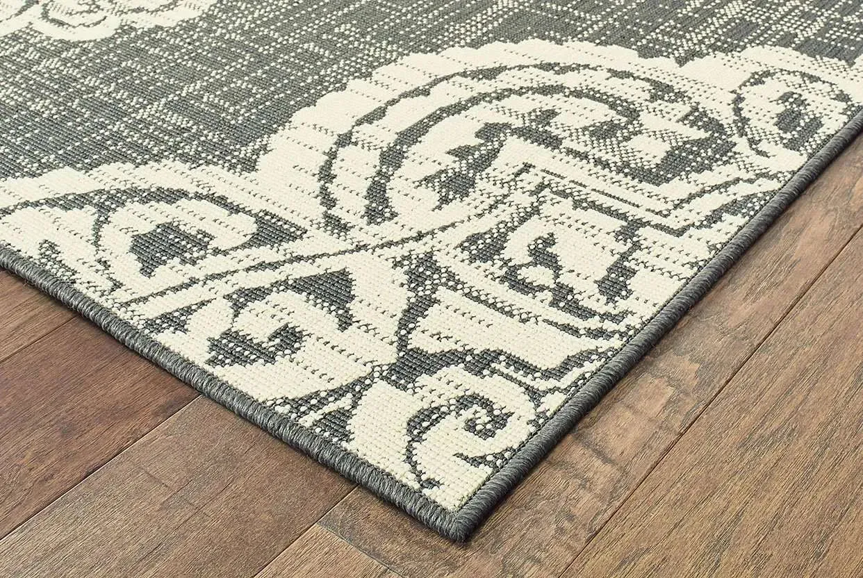 Marina 5929E Grey Ivory Rug