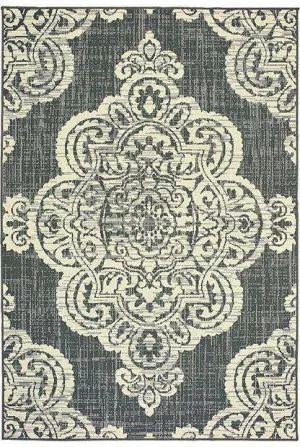 Marina 5929E Grey Ivory Rug