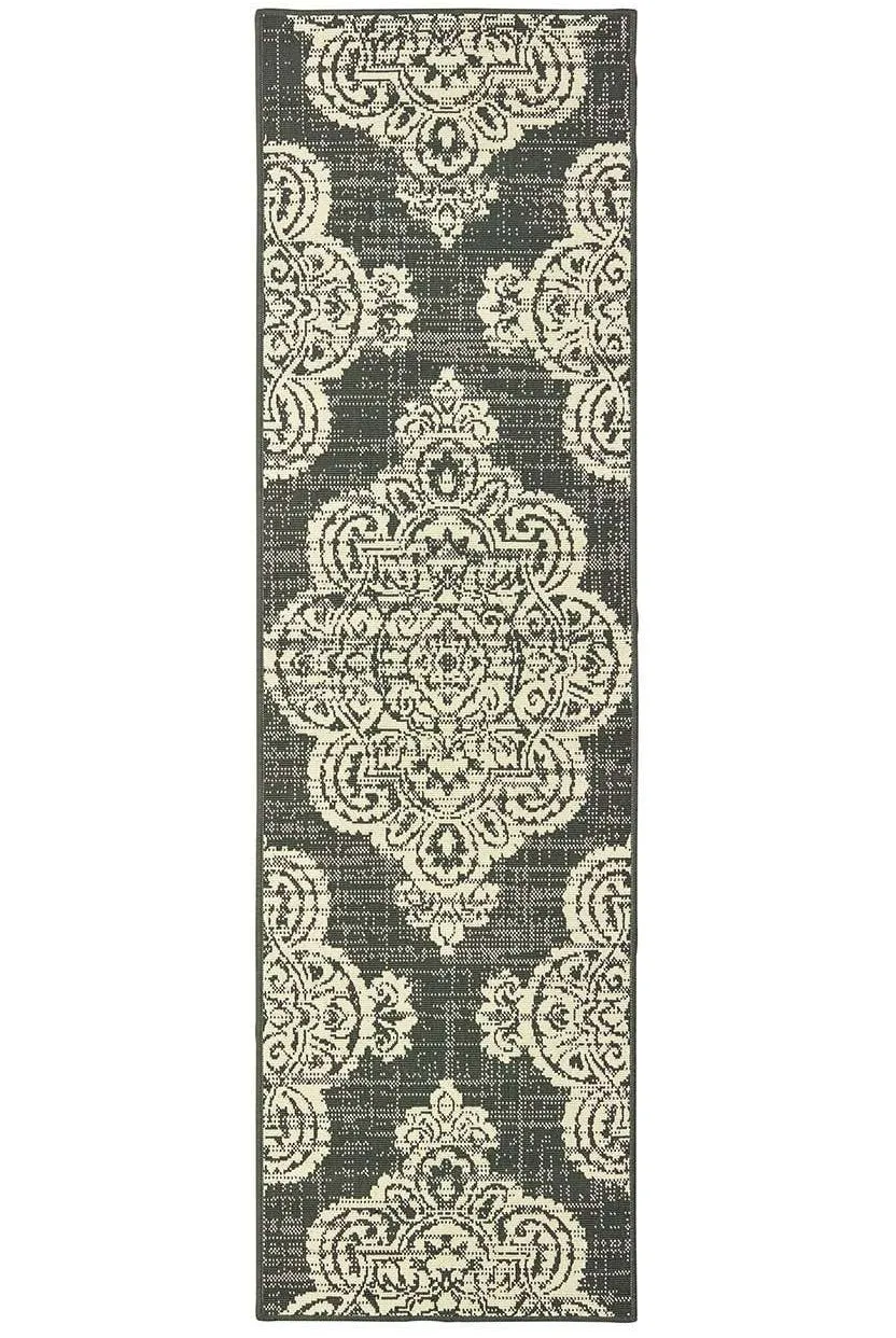 Marina 5929E Grey Ivory Rug