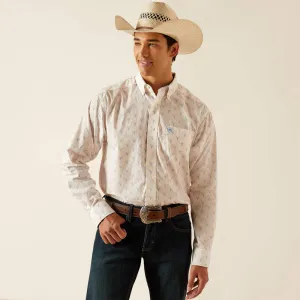 Men's Ariat Wrinkle Free Ridge Long Sleeve Button Down Shirt