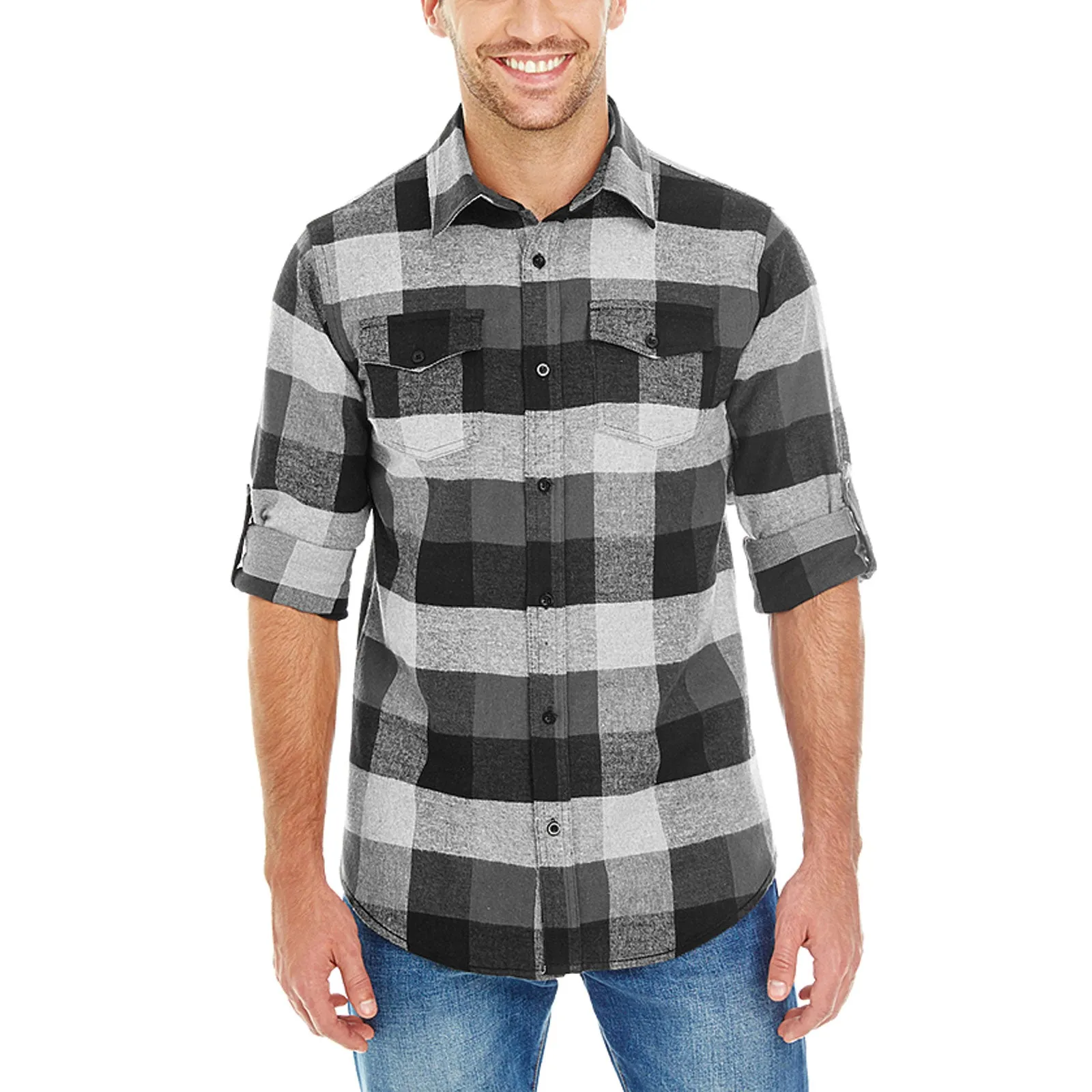 Men's Woven Plaid Flannel