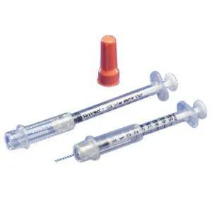 Monoject Insulin Safety Syringe 29G x 1/2", 1 mL (100 count)