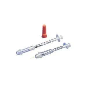 Monoject Insulin Safety Syringe 29G x 1/2", 1/2 mL (100 count)