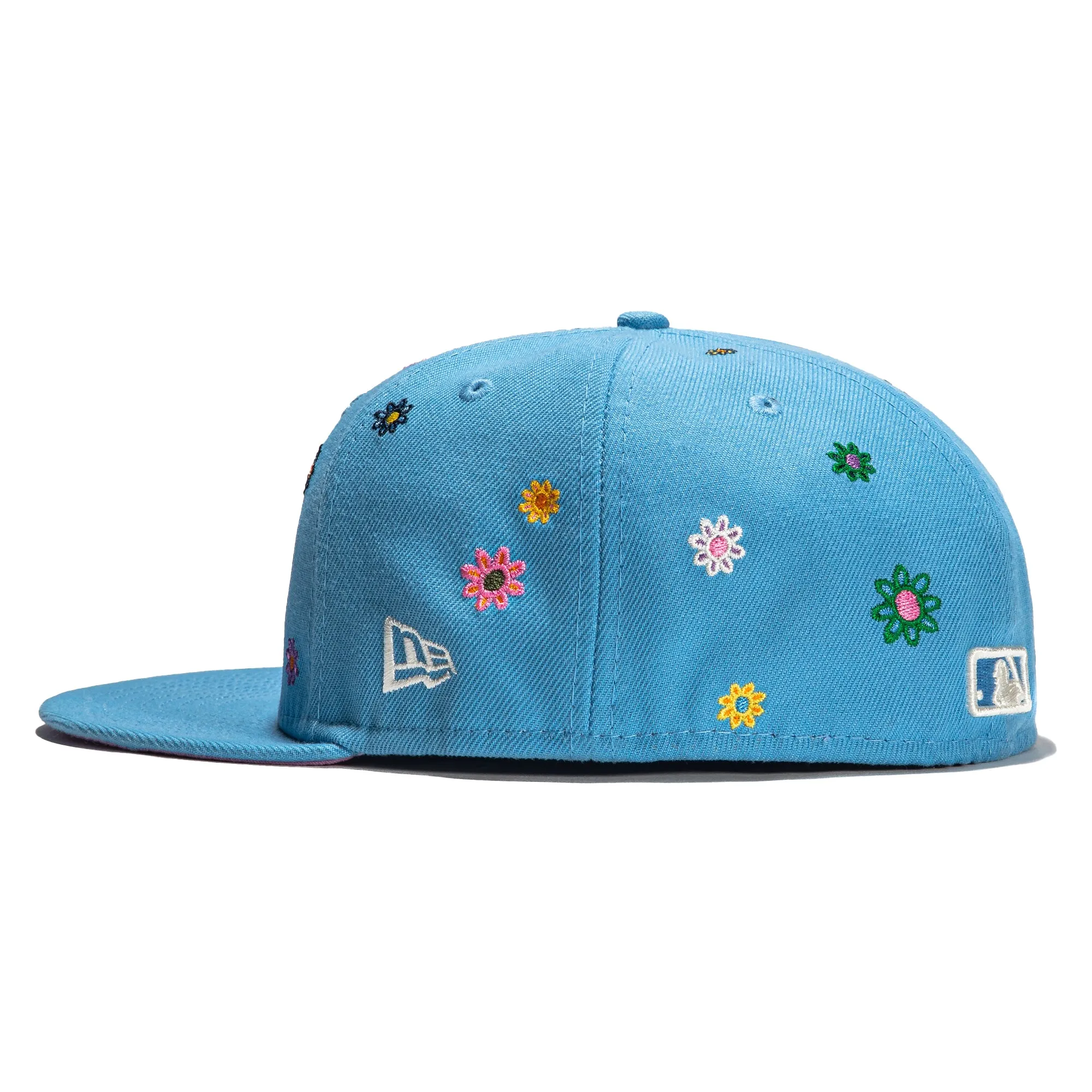 New Era 59Fifty Super Bloom New York Mets Hat - Light Blue