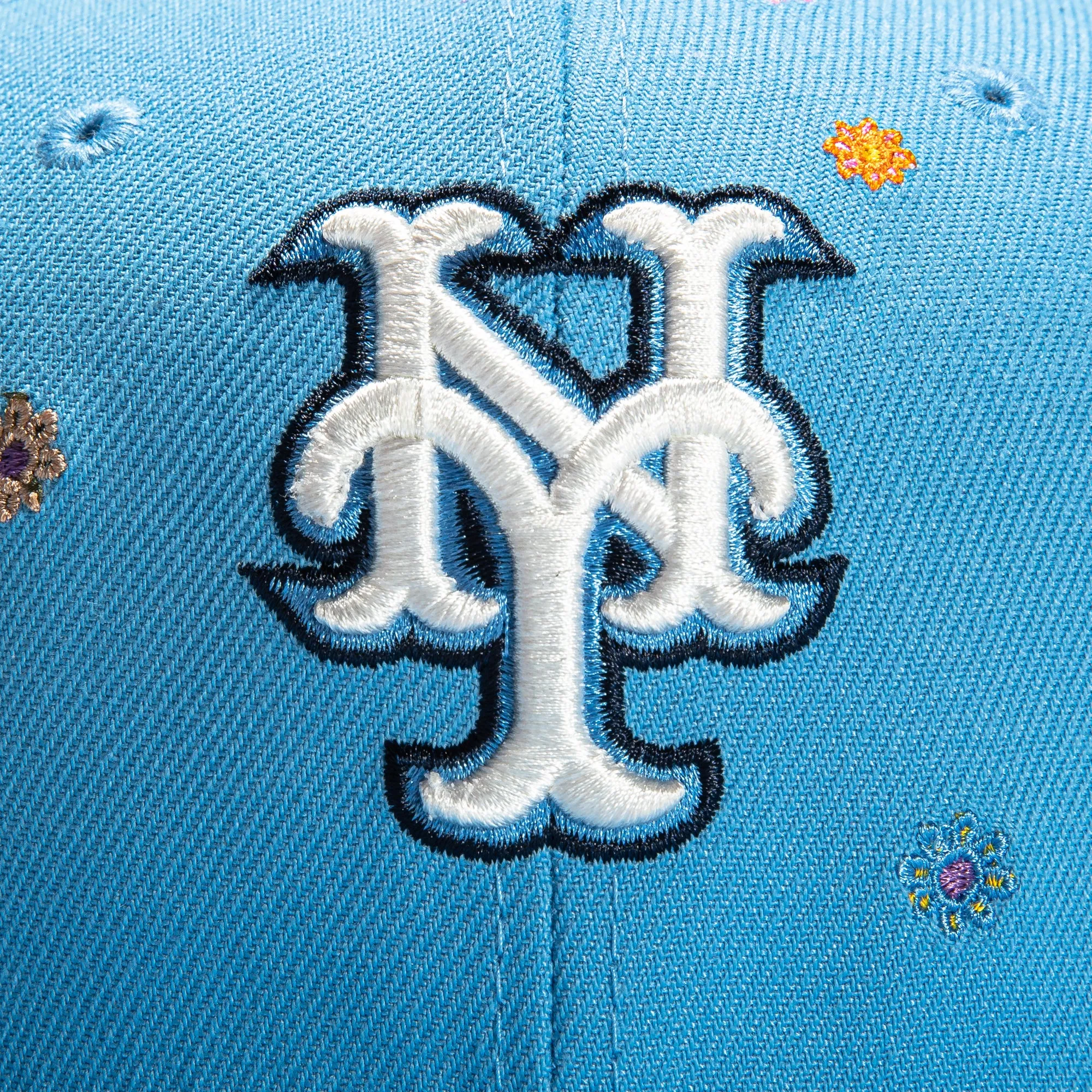 New Era 59Fifty Super Bloom New York Mets Hat - Light Blue