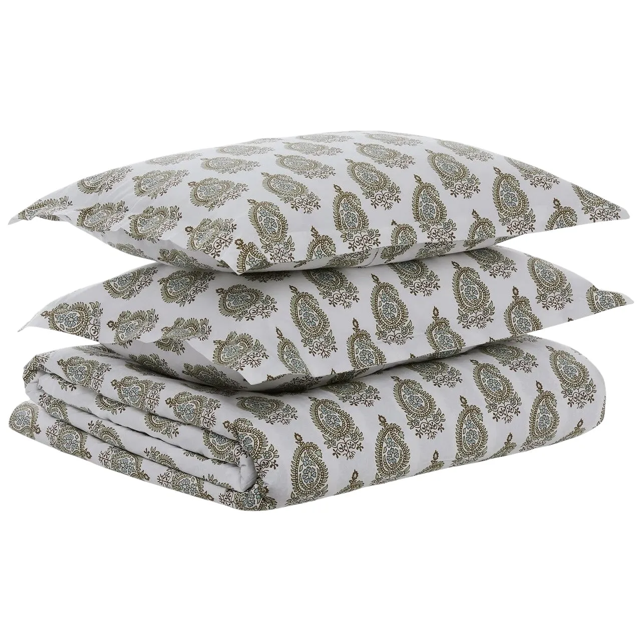 Nilay Leaf Organic Duvet Covers by John Robshaw