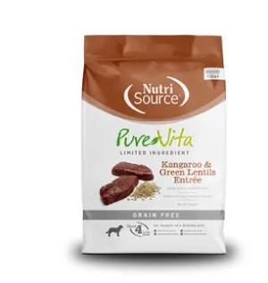 Nutrisource Purevita Kangaroo and lentils dogs