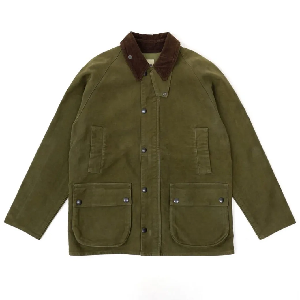 Olive Moleskin Riding Jacket