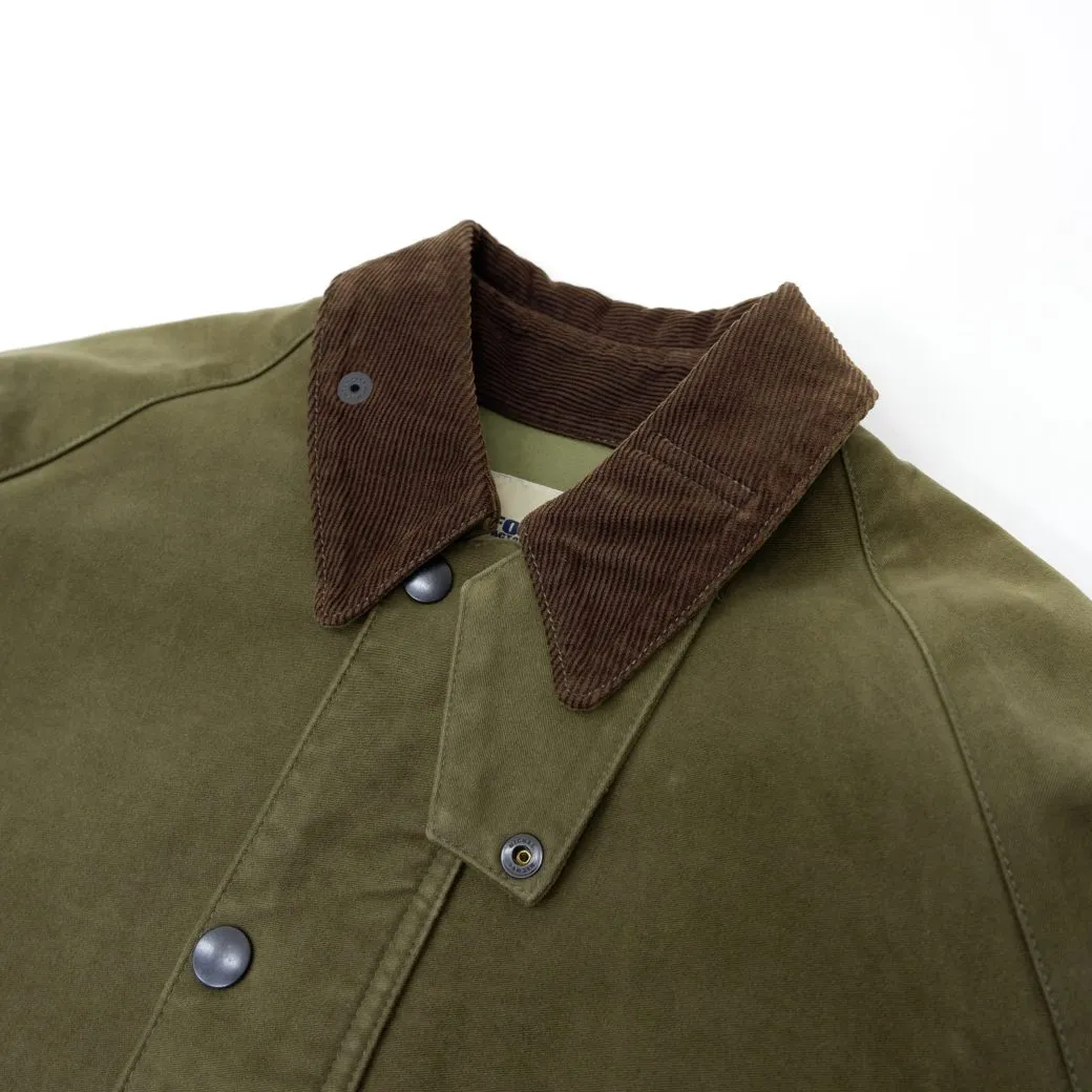 Olive Moleskin Riding Jacket