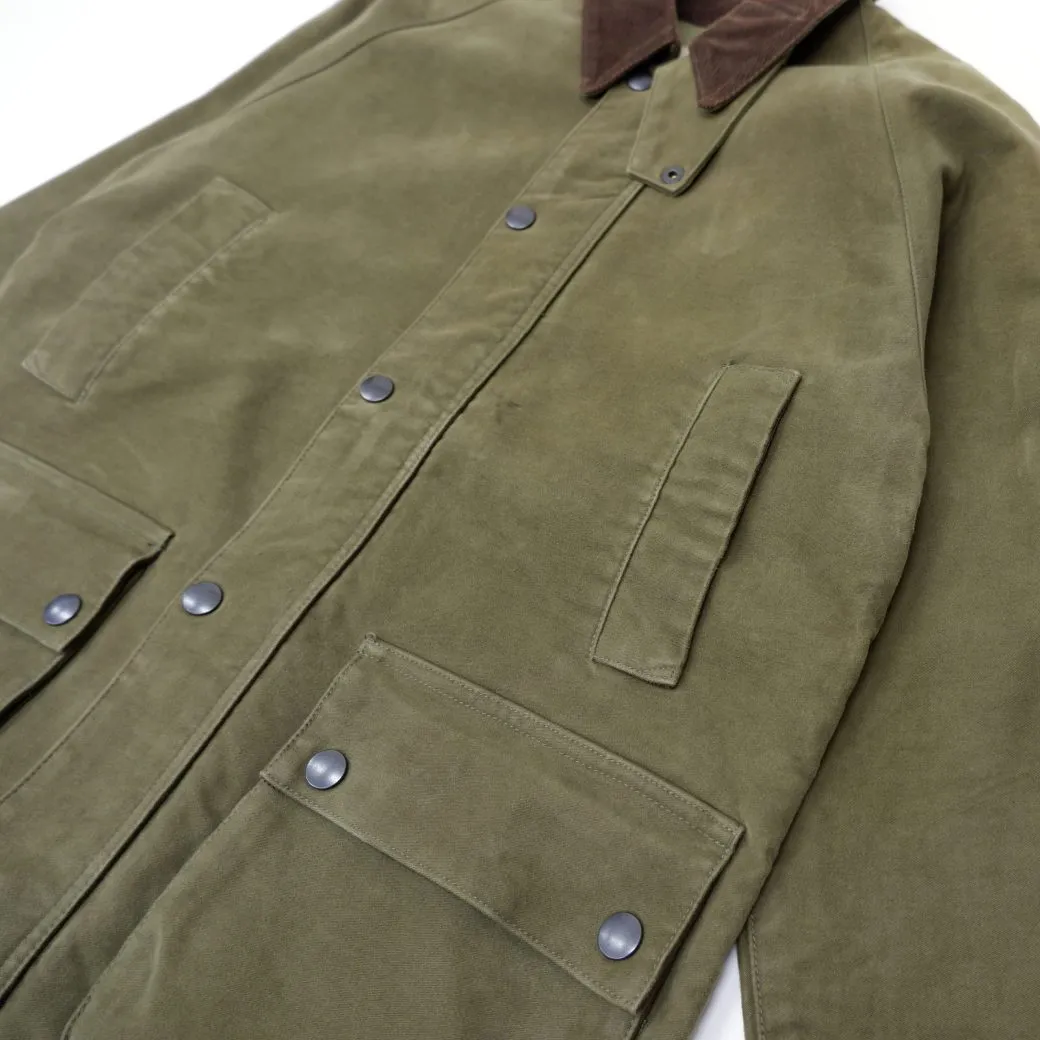 Olive Moleskin Riding Jacket