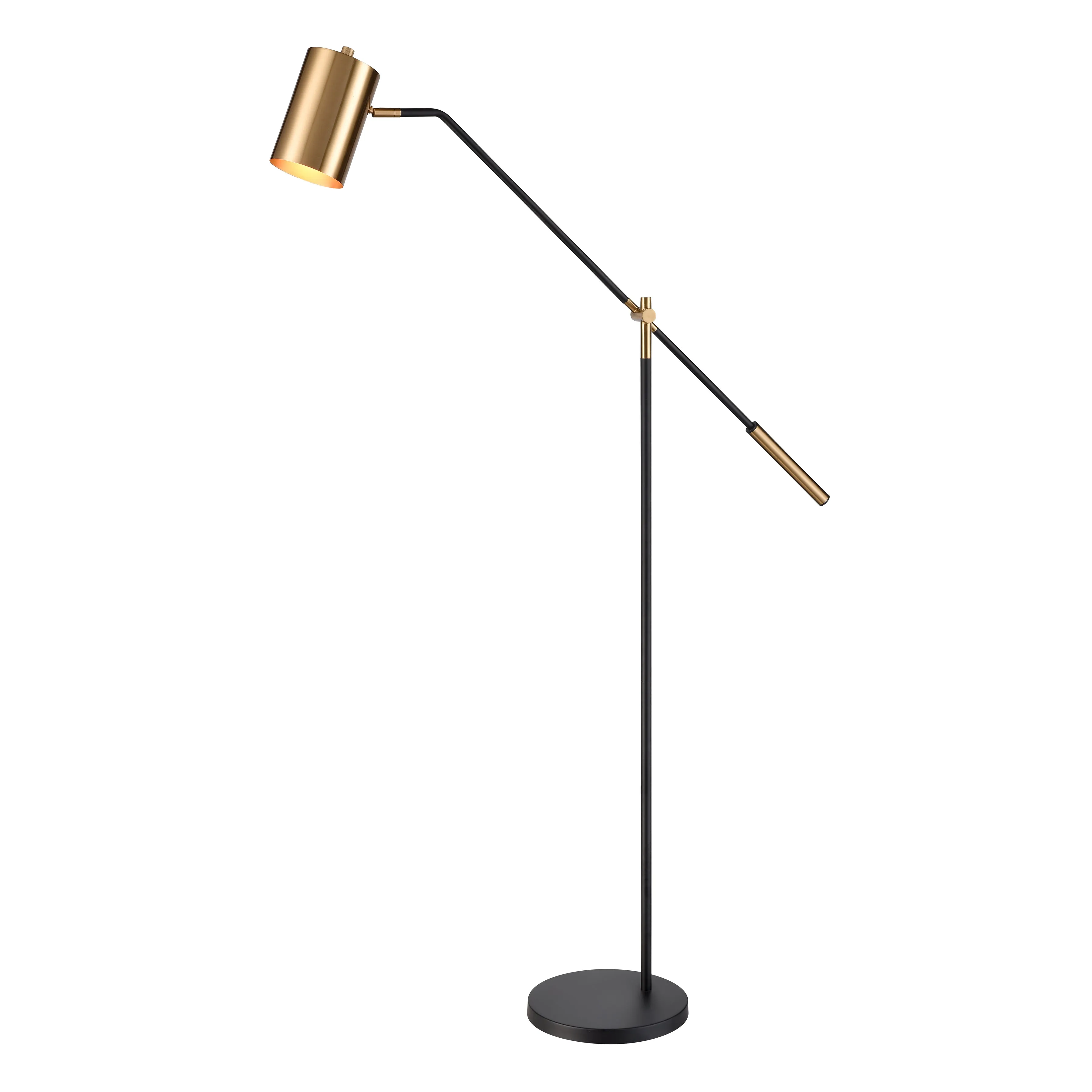 Oliver Avenue 66" Floor Lamp in Matte Black