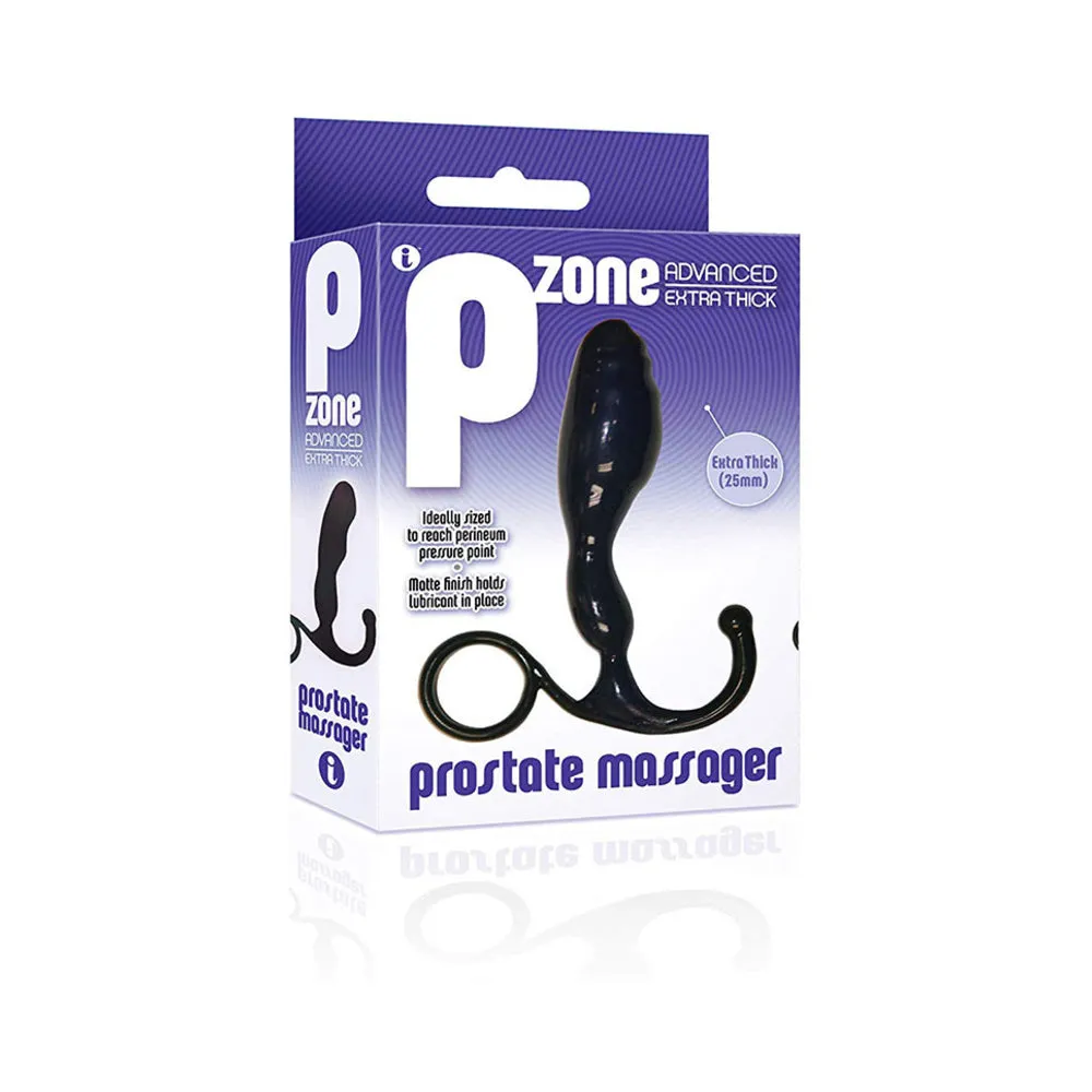 P-Zone Advanced Thick Prostate Massager Black