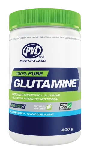 PVL 100% Pure Glutamine - Blue Raspberry (400g)