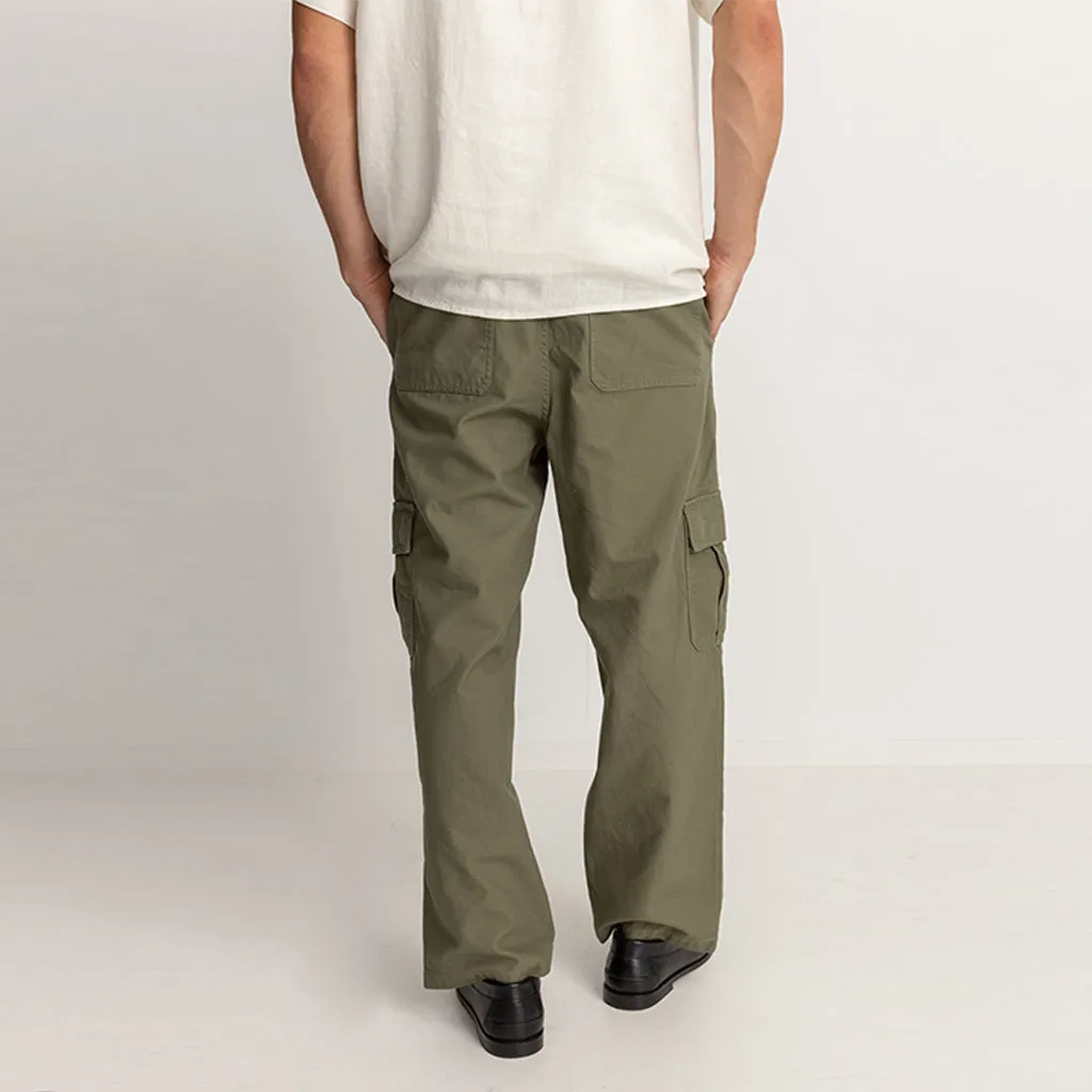 Rhythm Men's Combat Workwear Trouser - Olive