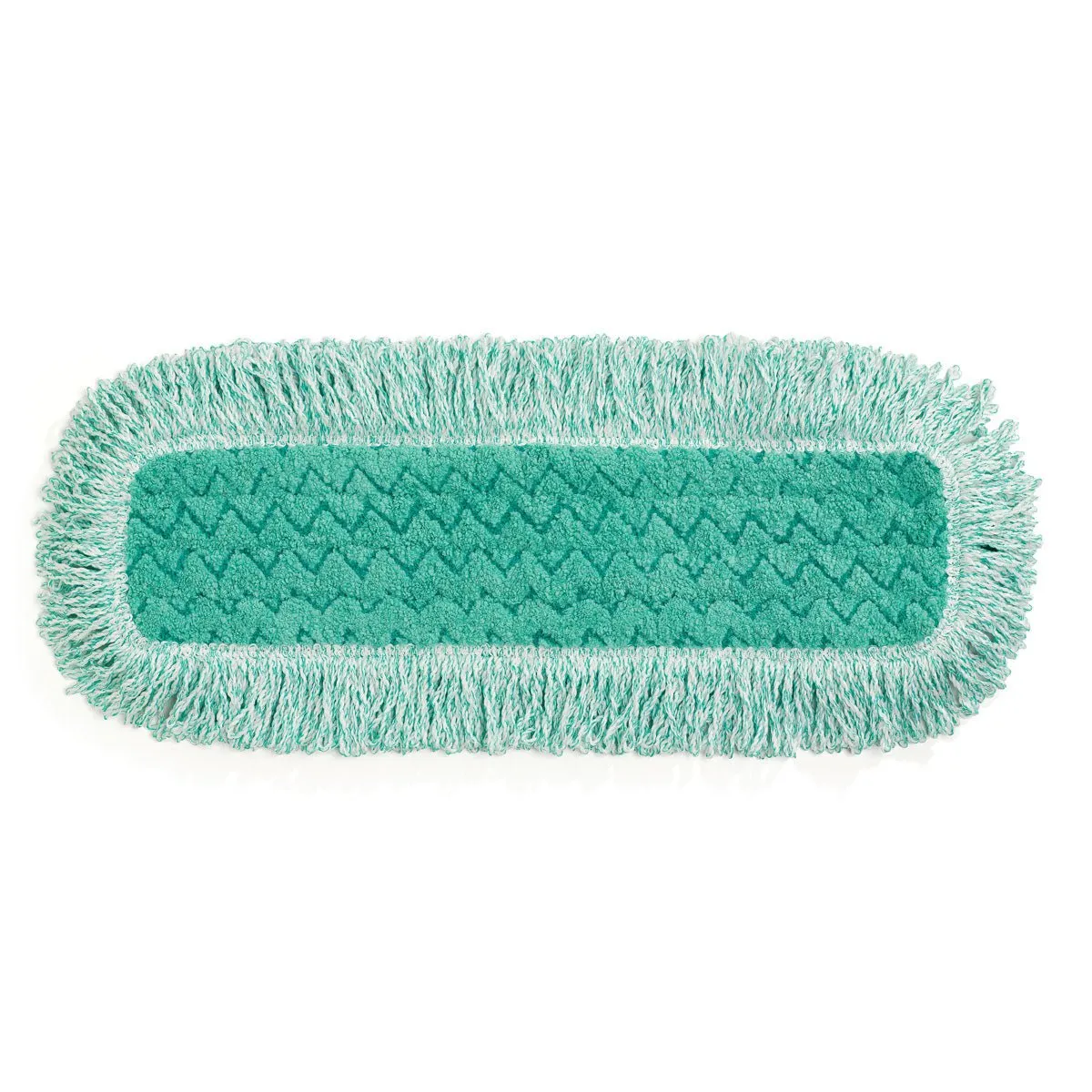 Rubbermaid® Hygen™ 18" Green Microfiber Dust Mop w/ Fringe - Looped Ends